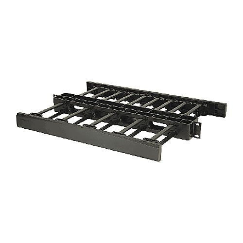 DHMC2RU 2RU Double-Sided Horizontal Cable Manager, Black