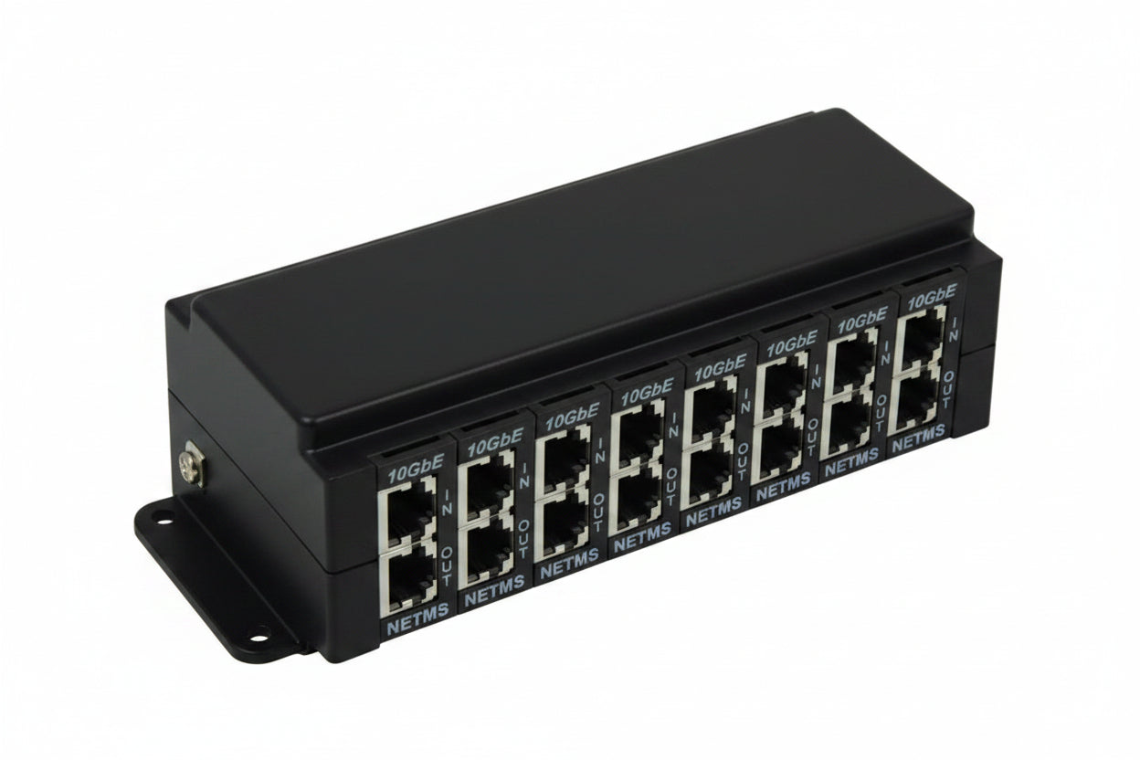DITEK DTK-WM8NETS Wall Mount 8-Channel NeTwork Surge Protector