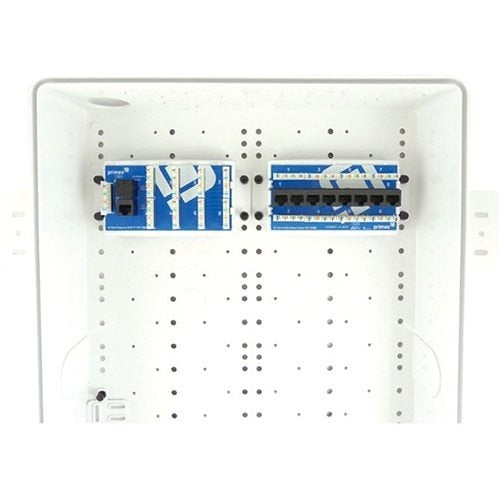 8-Port Cat6 Data Voice Module Network Patch Panel DM8CAT6