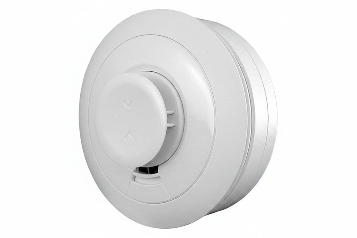 ELK 6052 Wireless Photoelectric Smoke and Heat Detector, Two-Way Wireless with Built in Sounder
