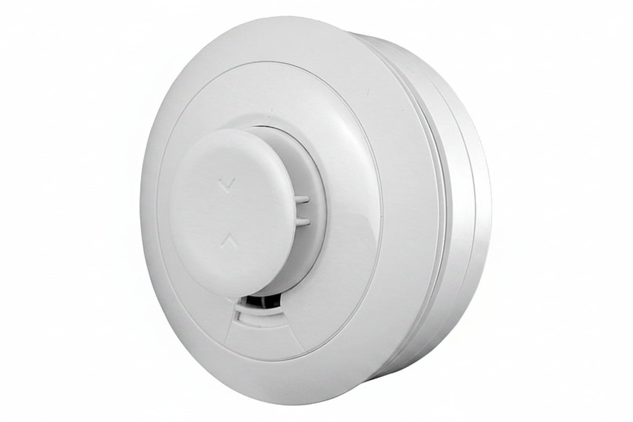 ELK 6052 Wireless Photoelectric Smoke and Heat Detector, Two-Way Wireless with Built in Sounder