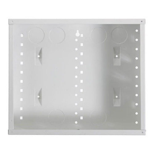 EN1200 12" Structured Wiring Enclosure with Screw-On Cover, White