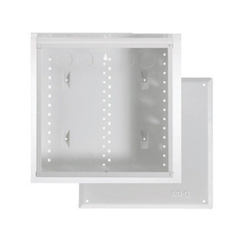 EN1400 14" Structured Wiring Telecom Distribution Enclosure, White