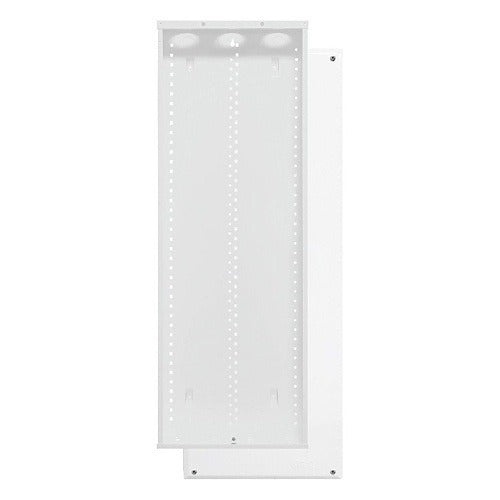 EN4200 42" Steel Structured Wiring Rack Enclosure with Screw-On Cover, White