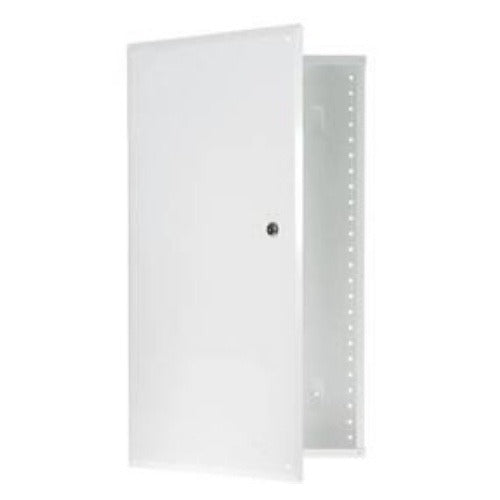 EN4250 42" Structured Wiring Rack Enclosure with Hinged Door, White
