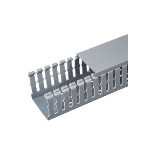 F2X4LG6 Panduct Wiring Duct Base for Cable Routing, 6 ft, Gray