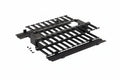 Eaton Tripp Lite SB87019D2FB RCM+ Steel Rack Mounted Horizontal Cable Manager with Cover and Plastic Fingers, Double-Sided, 2U, Black