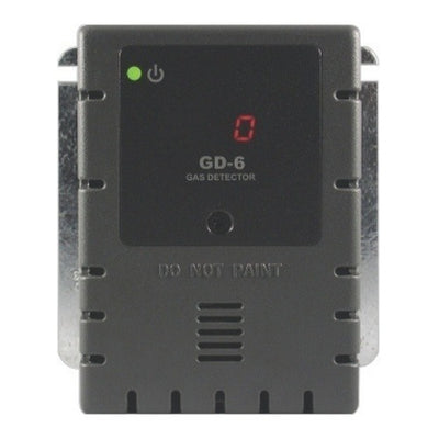 Macurco GD-6 Series Combustible Gas Fixed Gas Detector, Propane (LP) Methane (NG) Hydrogen (H2), 12-24VAC or 12-32VDC, Gray 70-0716-0802-3