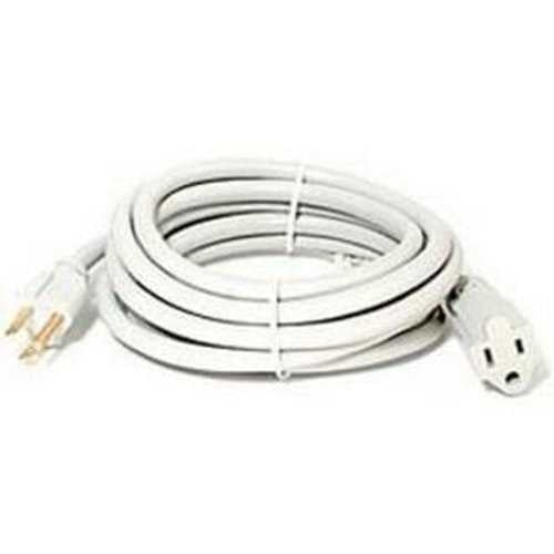 15 Amp 14 AWG 10 ft AC Extension Cord GEC1410, 120V Gray Power Cable for Electronics