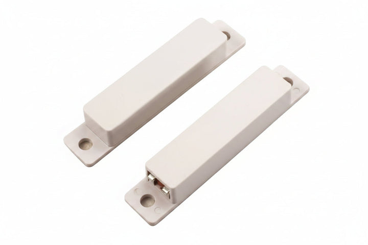 100-T 100 Series Miniature Surface Mount Switch Set, Standard Gap, 10W, 160VDC, 0.40A, Closed Loop, N/O, and 3M Adhesive Tape, White