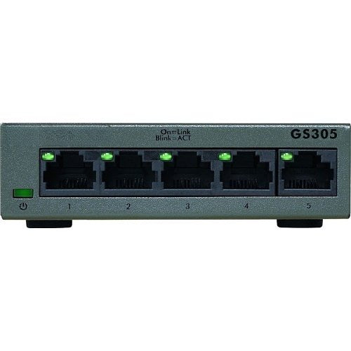 Netgear GS305 300 Series 5-Port Gigabit Ethernet Unmanaged Switch