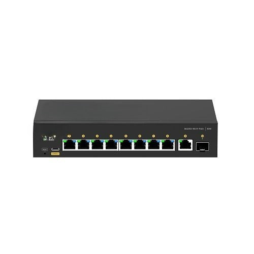 Netgear GSM4210PD M4250-9G1F-PoE+ AV Line 8x1G PoE+ 110W 1x1G and 1xSFP Managed Desktop Switch