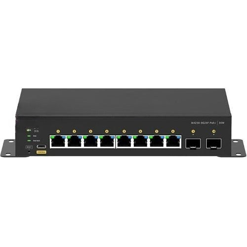 Netgear GSM4210PX M4250-8G2XF-PoE+ AV Line 8x1G PoE+ 220W and 2xSFP+ Managed Desktop Switch