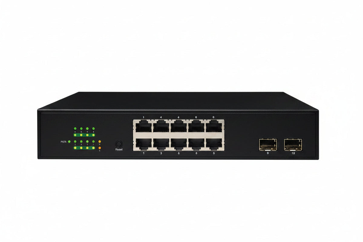 GV-APOE081C 8-Port Gigabit 802.3at Easy Web Smart PoE Switch