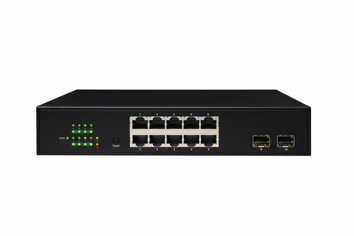 GV-APOE081C 8-Port Gigabit 802.3at Easy Web Smart PoE Switch