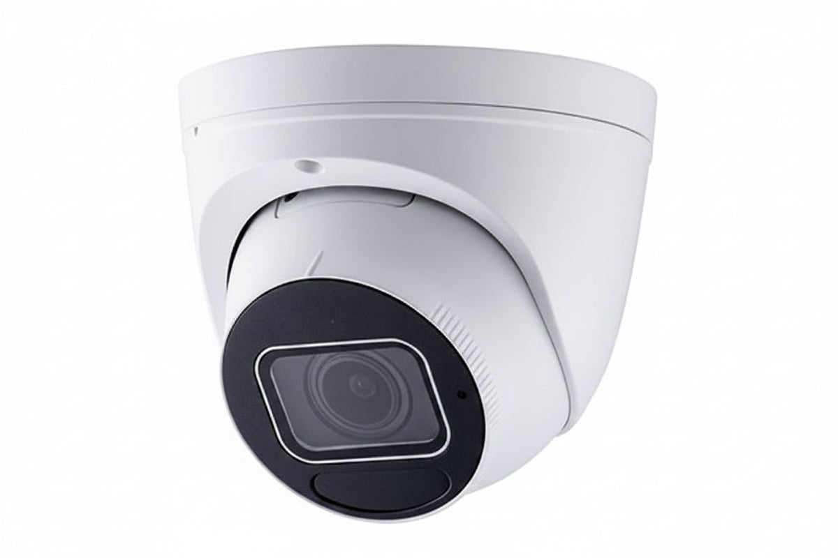 GV-EBD8813 8MP H.265 Super Low Lux WDR Pro IR Turret IP Dome Camera, 2.8-12mm Motorized Lens, White