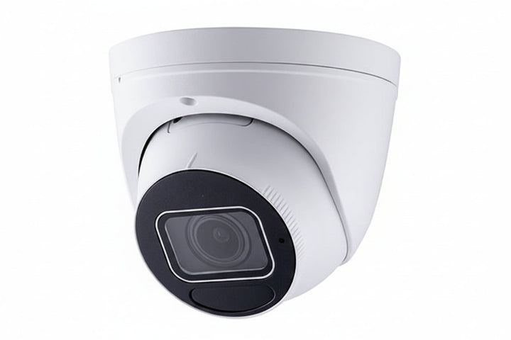GV-EBD8813 8MP H.265 Super Low Lux WDR Pro IR Turret IP Dome Camera, 2.8-12mm Motorized Lens, White