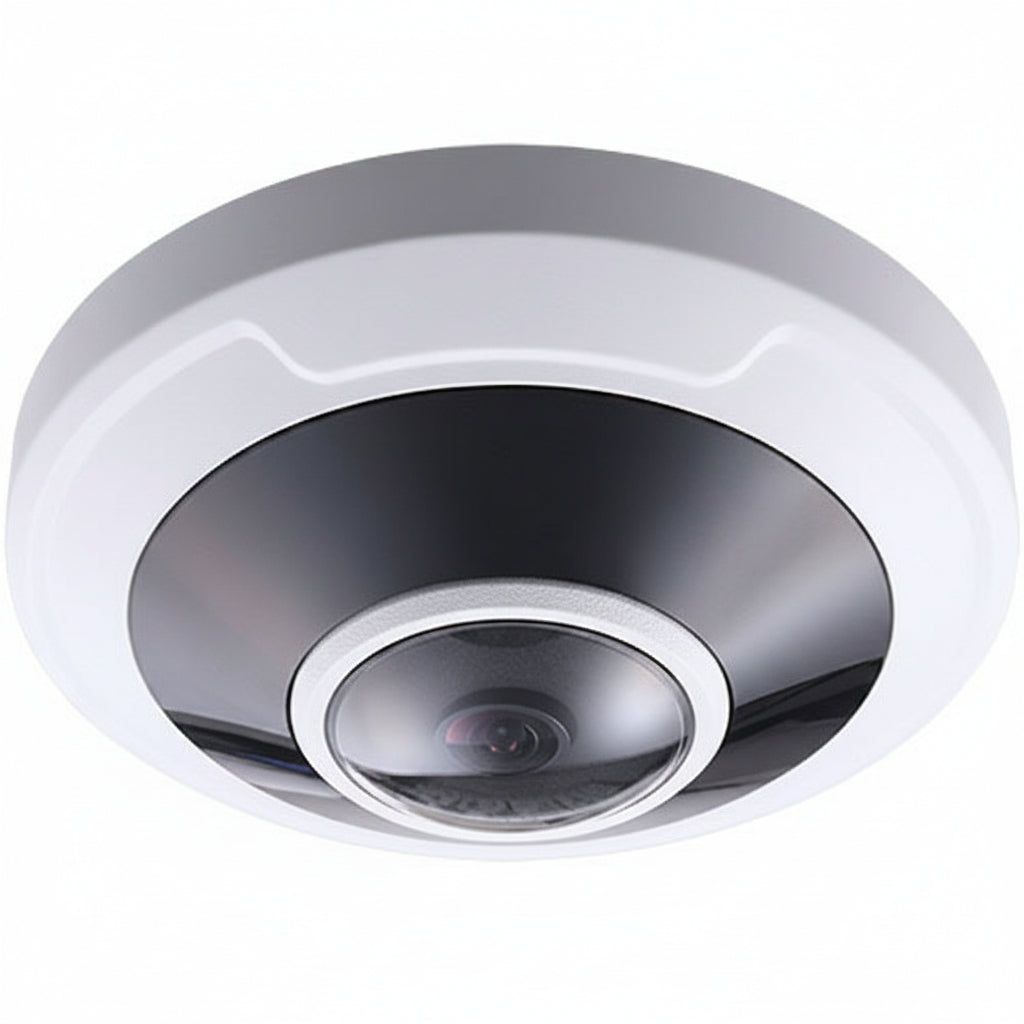 GV-FER5702 5MP Outdoor WDR Pro IR Fisheye Rugged IP Camera, 1.4mm Lens, White, (Replaces GV-FER5701)