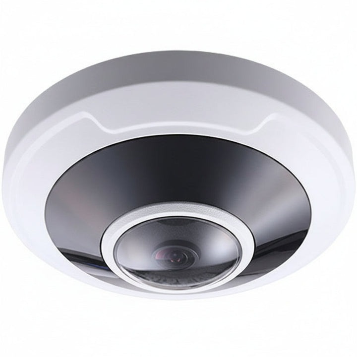 GV-FER5702 5MP Outdoor WDR Pro IR Fisheye Rugged IP Camera, 1.4mm Lens, White, (Replaces GV-FER5701)