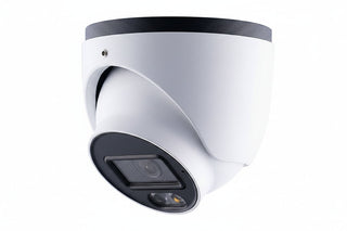 84-GEBF482-2F10 GV-GEBF4802 Series 4MP AI Eyeball Dome IP Camera, 2.8mm Lens, IR & Warm LED, IP67, IK10