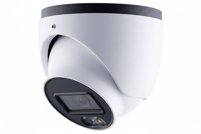 GeoVision GV-GEBN4800-2F 4MP Eyeball Dome IP Camera, H.265 Full Color AI-ISP Warm LED WDR Pro, 2.8mm Fixed Lens