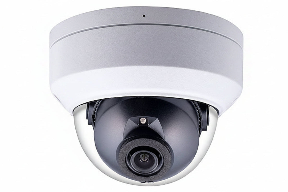 GV-TDR8805 8MP H.265 Super Low Lux WDR Pro IR Mini Rugged Dome IP Camera, 2.8mm Fixed Lens, White