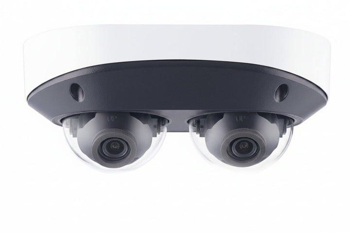 GV-TMS8800 4MP 2 Dual Sensor Fixed IP Dome Camera, 2.8mm Lens