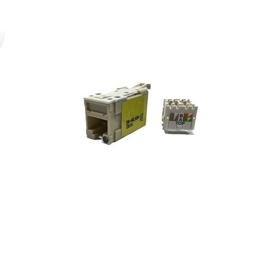 HDJ6A-13 Clarity Cat6A High-Density RJ45 Panel-Mount Network Jack