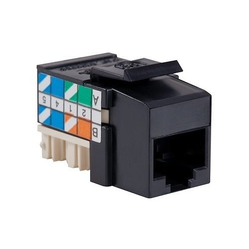 K6A05 Cat6A UTP RJ45 Keystone Jack Network Connector, Blue