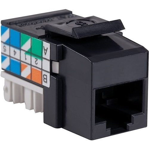 KMJA6-05 Cat6 RJ45 Keystone Network Jack, T568A/B Wiring, Blue