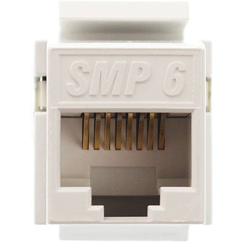 KMJA612 Cat6 RJ45 Network Jack with 110 Punchdown, PoE Compatible