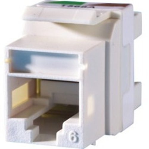 KS6A-36 Cat6 RJ45 Keystone Network Jack, Blue