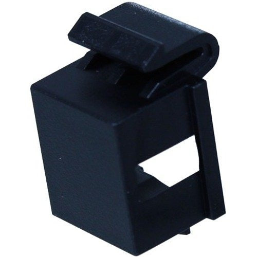 KSB10-00 Blank Keystone Inserts, Black, 10-Pack