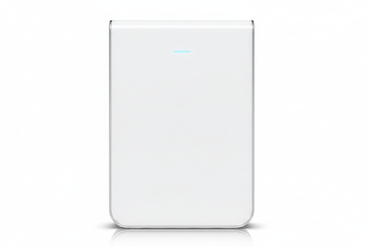 U6-IW-US Wall-Mounted WiFi 6 AP with 6-Spatial Streams and Built-In 4-Port Switch