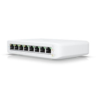 USW-LITE-8-POE 8-Port Lite 8 PoE Layer 2 Switch, White