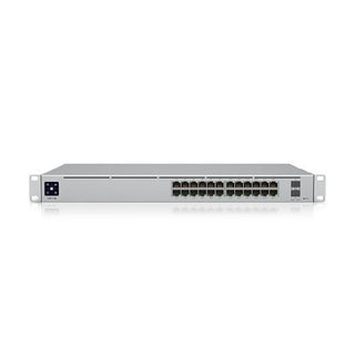 USW-PRO-24-POE 24-Port Pro 24 PoE Layer 3 Switch with PoE++ Output, Silver
