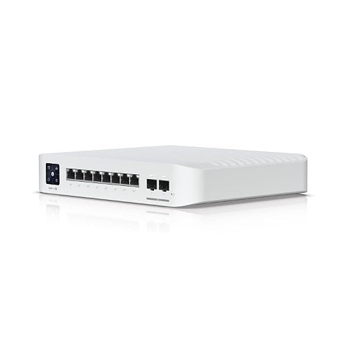 USW-PRO-8-POE 8-Port Pro 8 PoE Layer 3 Switch with PoE+ and PoE++ Output, White