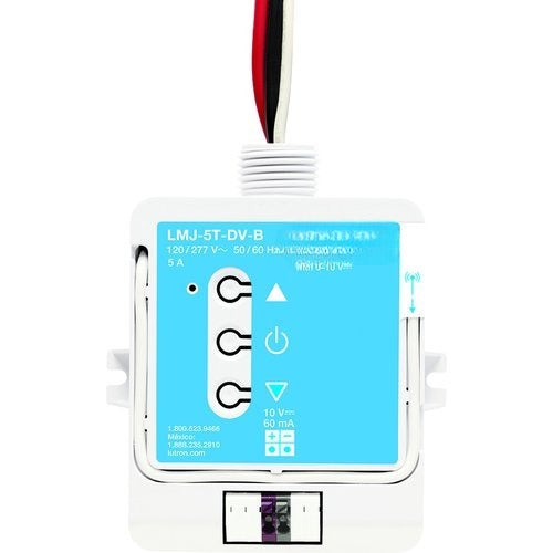 Lutron LMJ-5T-DV-B RF 0-10V Dimming Module 5A 60mA Control