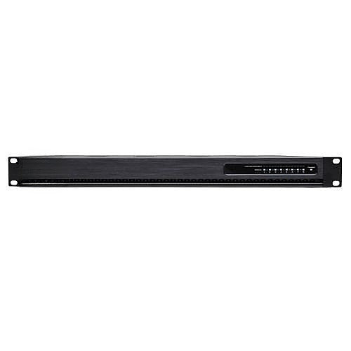 8-Channel 1600W Class-D Professional Amplifier, 400W FlexAmp, 70V/100V Hi-Z, MP-A80V