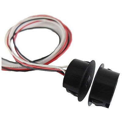 Magnasphere MSS-330C-BLACK 1" Recessed Concealed Contact with 3-Switches, 3-Open Loop