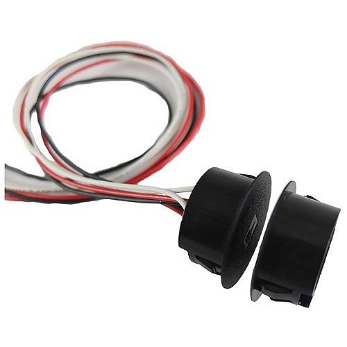 Magnasphere MSS-330C-BLACK 1" Recessed Concealed Contact with 3-Switches, 3-Open Loop