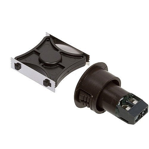 Nascom N1178CTBSHK/ST Recessed 3/4" Stubby Terminal Switch for Steel/Wood Doors, Shark Magnet, Brown