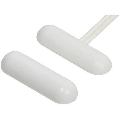 Nascom N135WGW/ST CAPC Stick on Capsule Switch/Magnet Set, Center Lead, Zip Cord, White