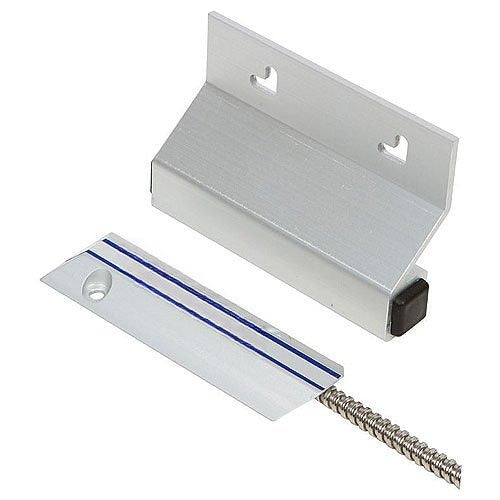 Nascom N205AU/ST Overhead Door Standard Switch with Universal Magnet Featuring No Dead Spot Technology, Silver