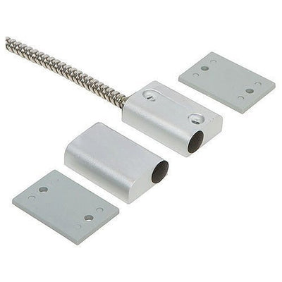 Nascom N505AS/ST Man Door Surface Mount Aluminum/Steel Door Switch Featuring No Dead Spot Technology, Silver