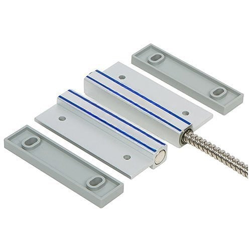 Nascom N505AU/ST Man Door Surface Mount Aluminum/Steel Door Switch Featuring No Dead Spot Technology, Silver
