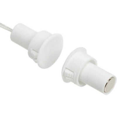 Nascom N78G/STSD Recessed 1" Wide Gap Standard Door Contact Set, Single Pole, Double Throw, Switch/Magnet, Grey
