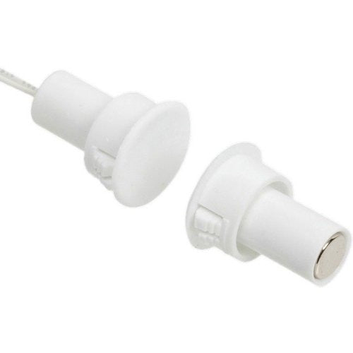 Nascom N78G/STSD Recessed 1" Wide Gap Standard Door Contact Set, Single Pole, Double Throw, Switch/Magnet, Grey