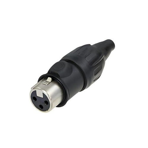 NEUTRIK NC3FX-TOP TOP3 Female Connector, Nickel/Gold Finish