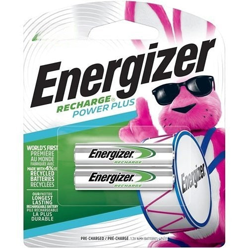 Energizer NH12BP-2 Recharge Power Plus AAA Rechargeable Batteries 2-Pack